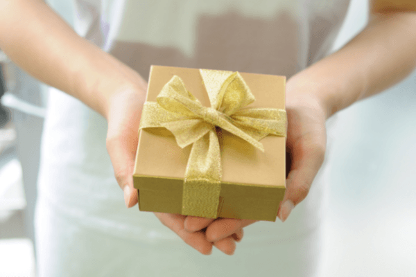 Festive gift box with healthy Aadvik Foods products