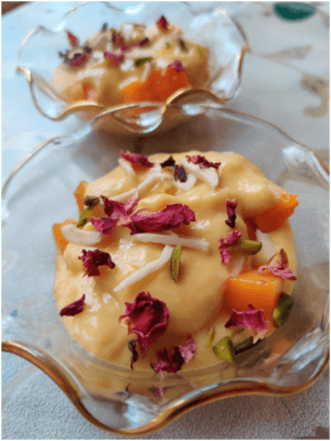 Camel Milk Mango Rabri | Healthy Traditional Dessert Recipe – Aadvik Foods