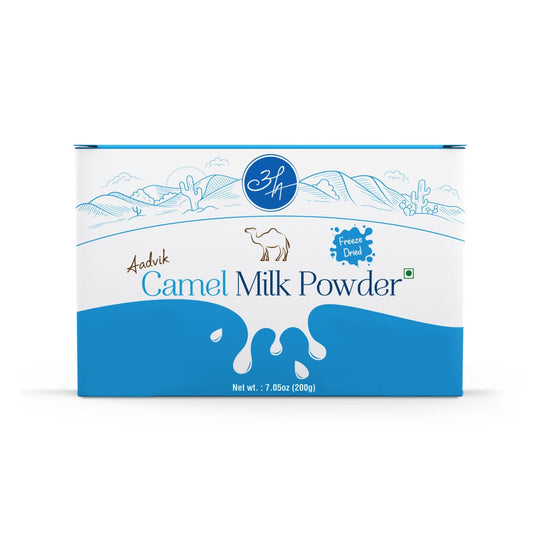 Camel milk powder sachets