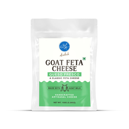 Goat Milk Cheese | Queso Fresco (Feta) | A Shark Tank Product | 150g - Aadvik Foods