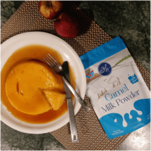 Camel Milk Caramel Custard Pudding