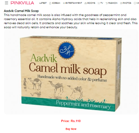Natural handmade luxury soaps with goat and camel milk
