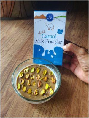 CAMEL MILK OATS PUDDING 