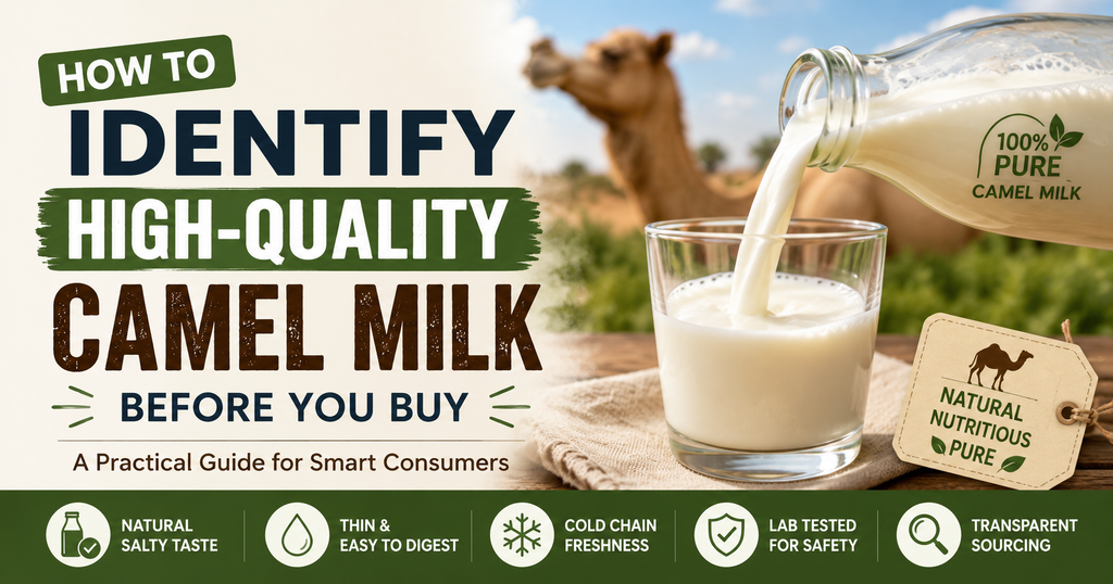 How to Identify High-Quality Camel Milk Before You Buy