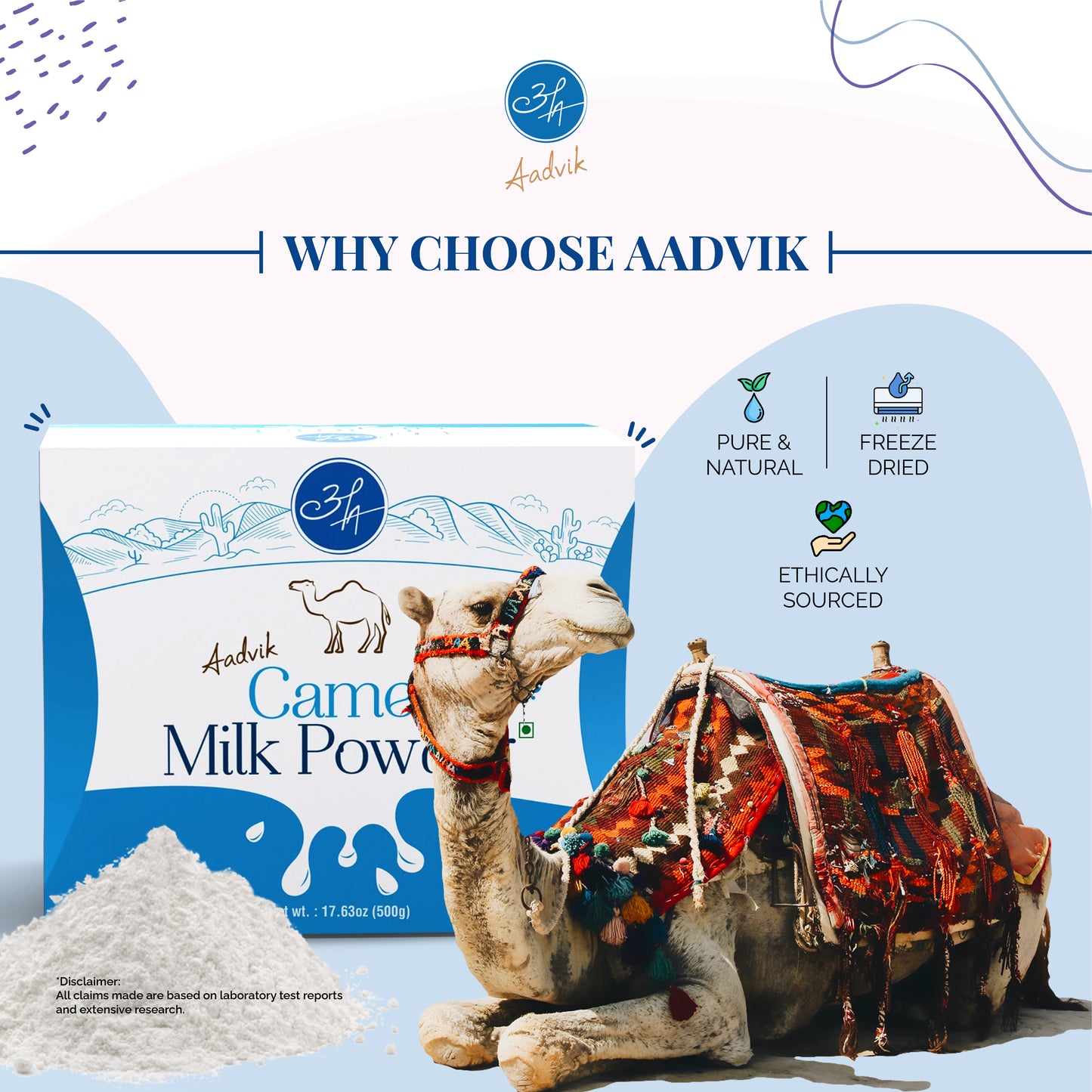 Camel Milk Powder | Pure and Natural | Sachets