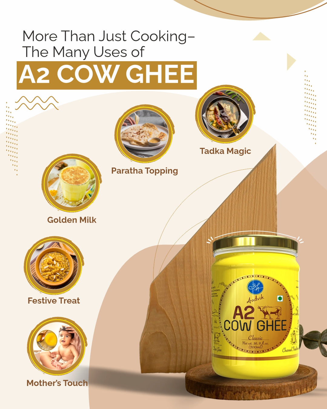 A2 cow ghee uses
