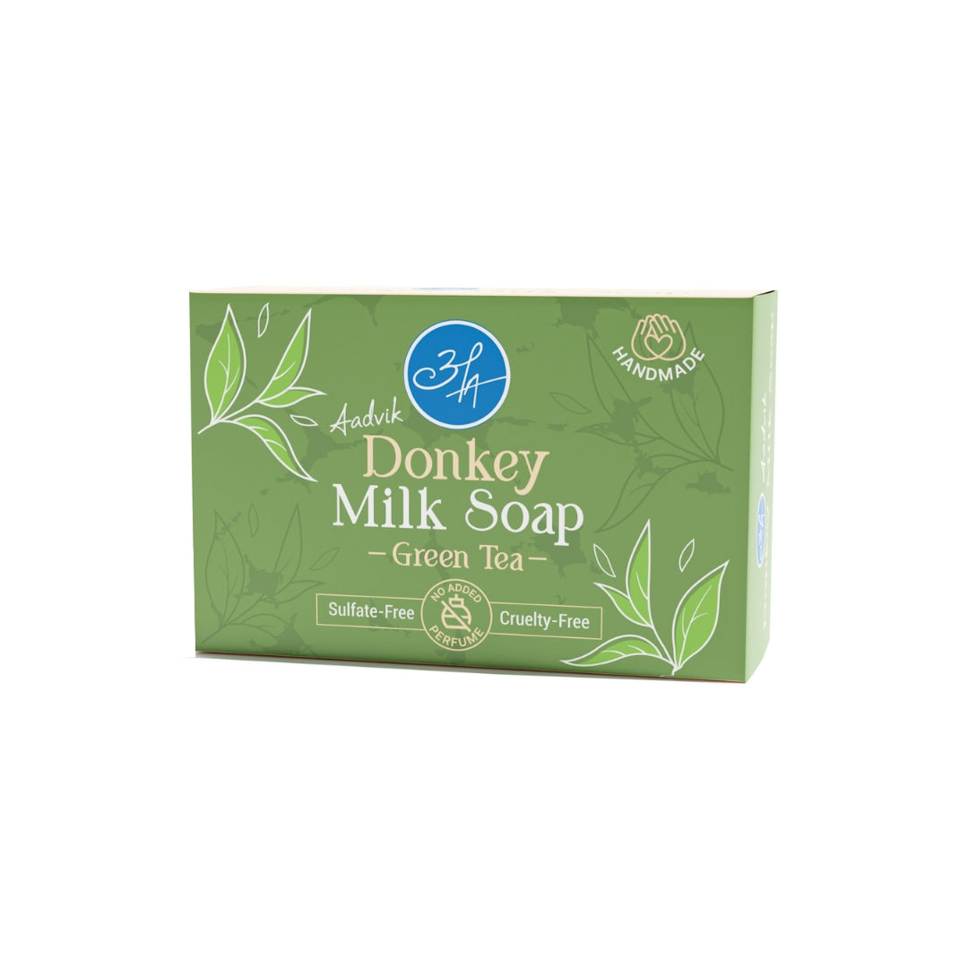 Donkey milk soap with green tea