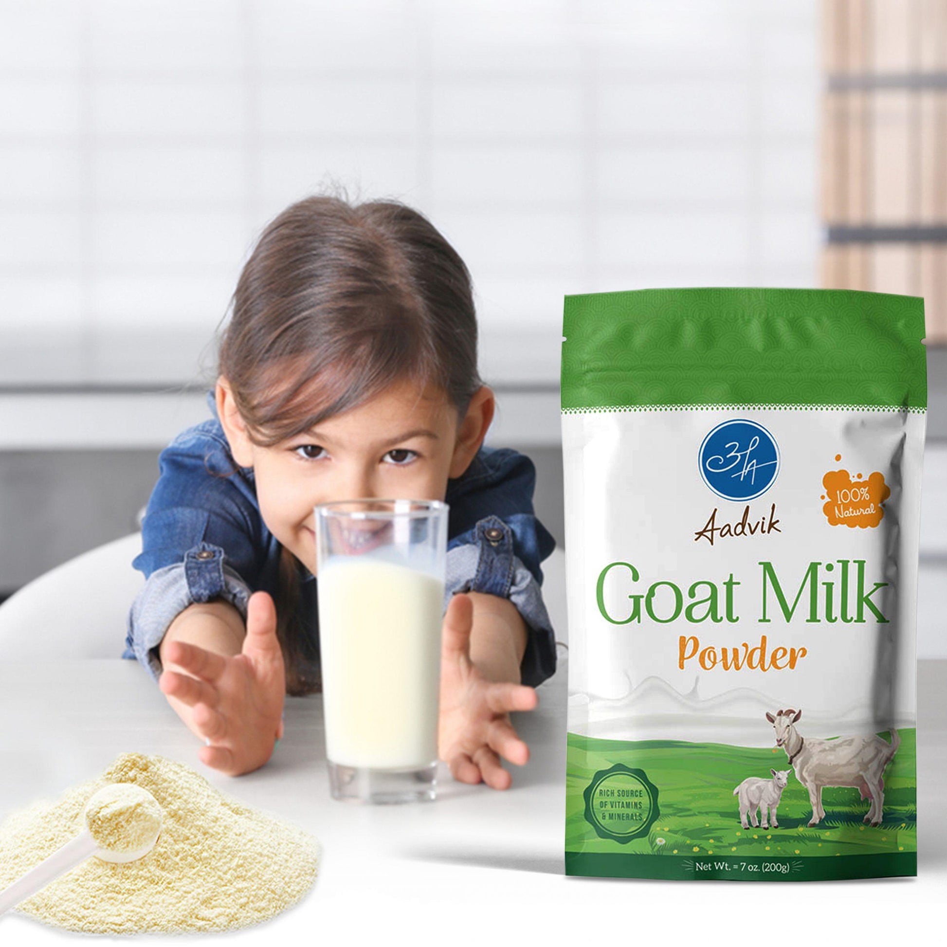 Goat Milk Powder | A Shark Tank Product | 100% Pure & Natural | 200g - Aadvik Foods
