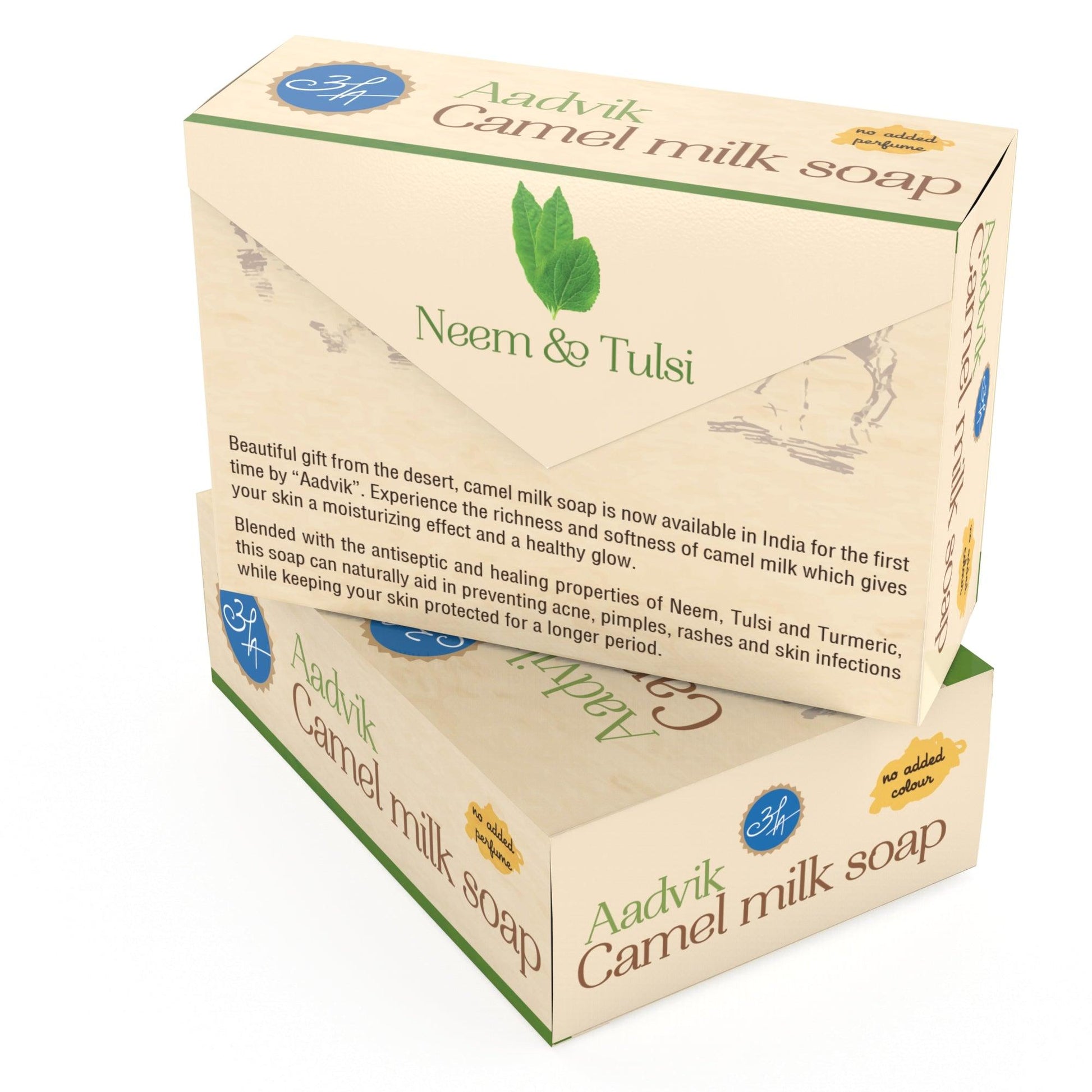 Camel Milk Soap । Neem & Tulsi | A Shark Tank Product - Aadvik Foods