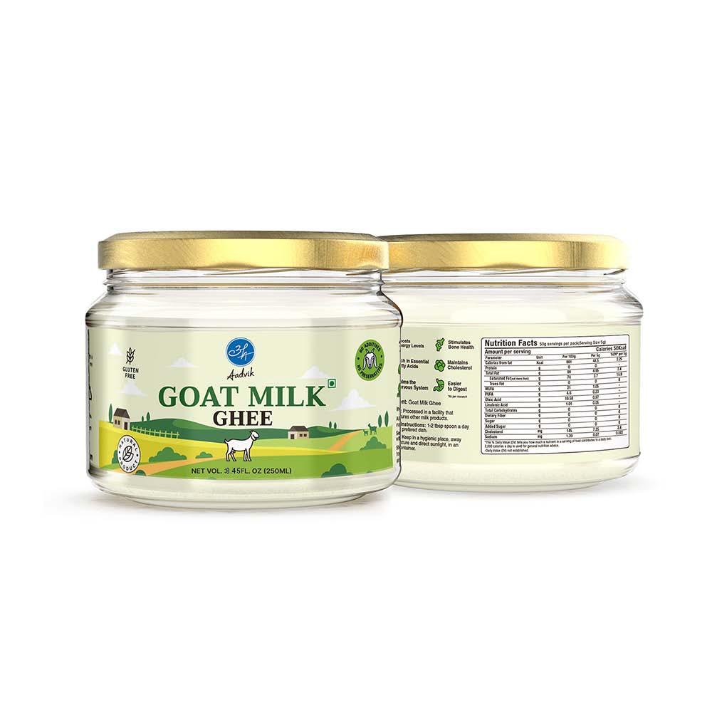 Goat Milk Ghee | A Shark Tank Product | Ayurvedic, Pure & Natural | - Aadvik Foods