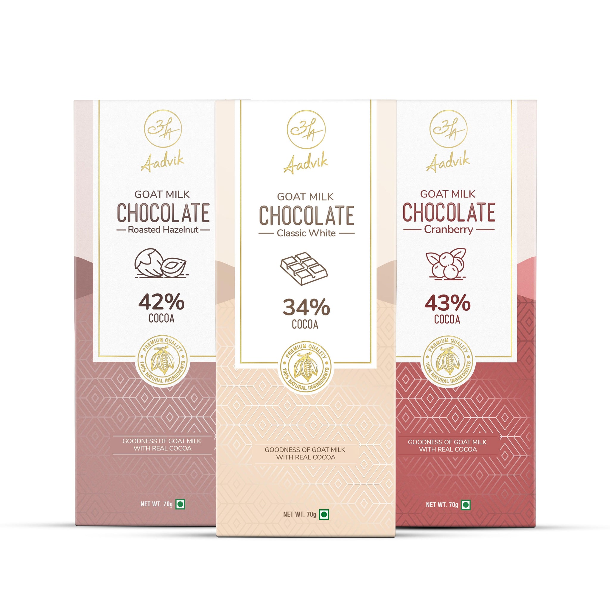Goat Milk Chocolate | Assorted | 210g