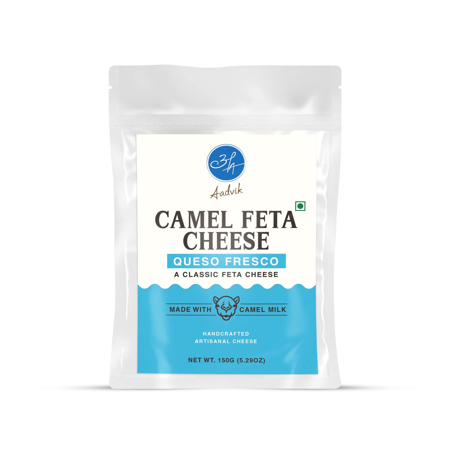 Camel Milk Cheese | Queso Fresco (Feta) | A Shark Tank Product | 150g - Aadvik Foods