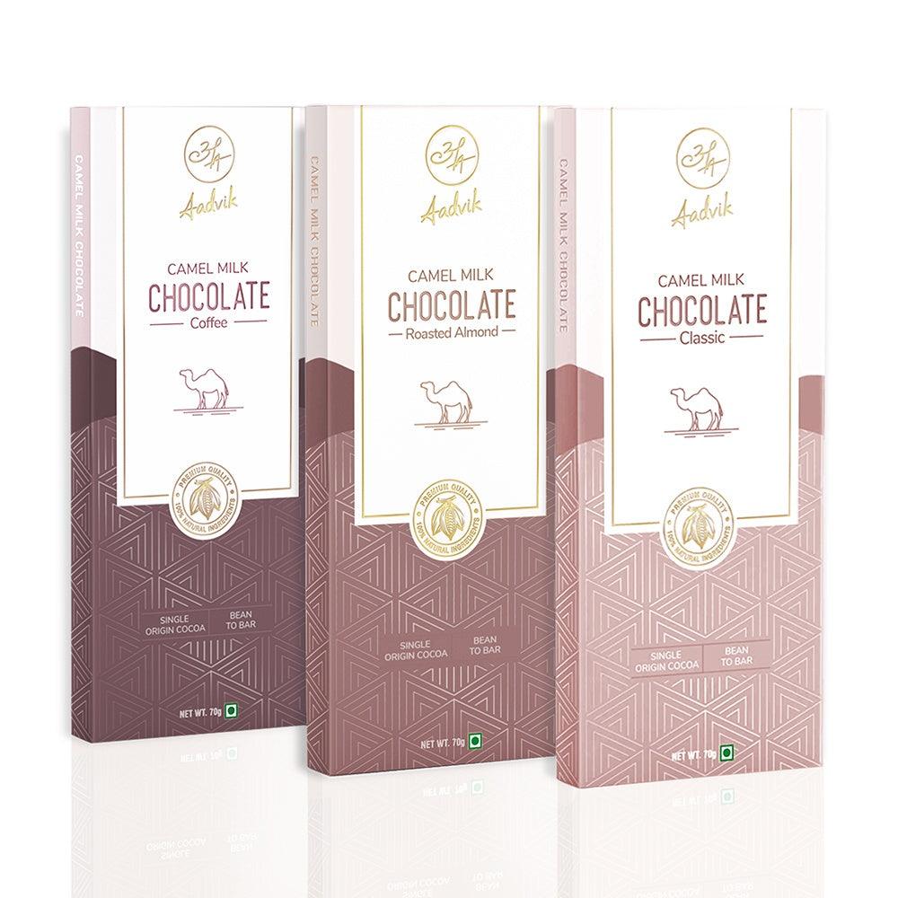 Camel Milk Chocolates Pack of 3  210g 