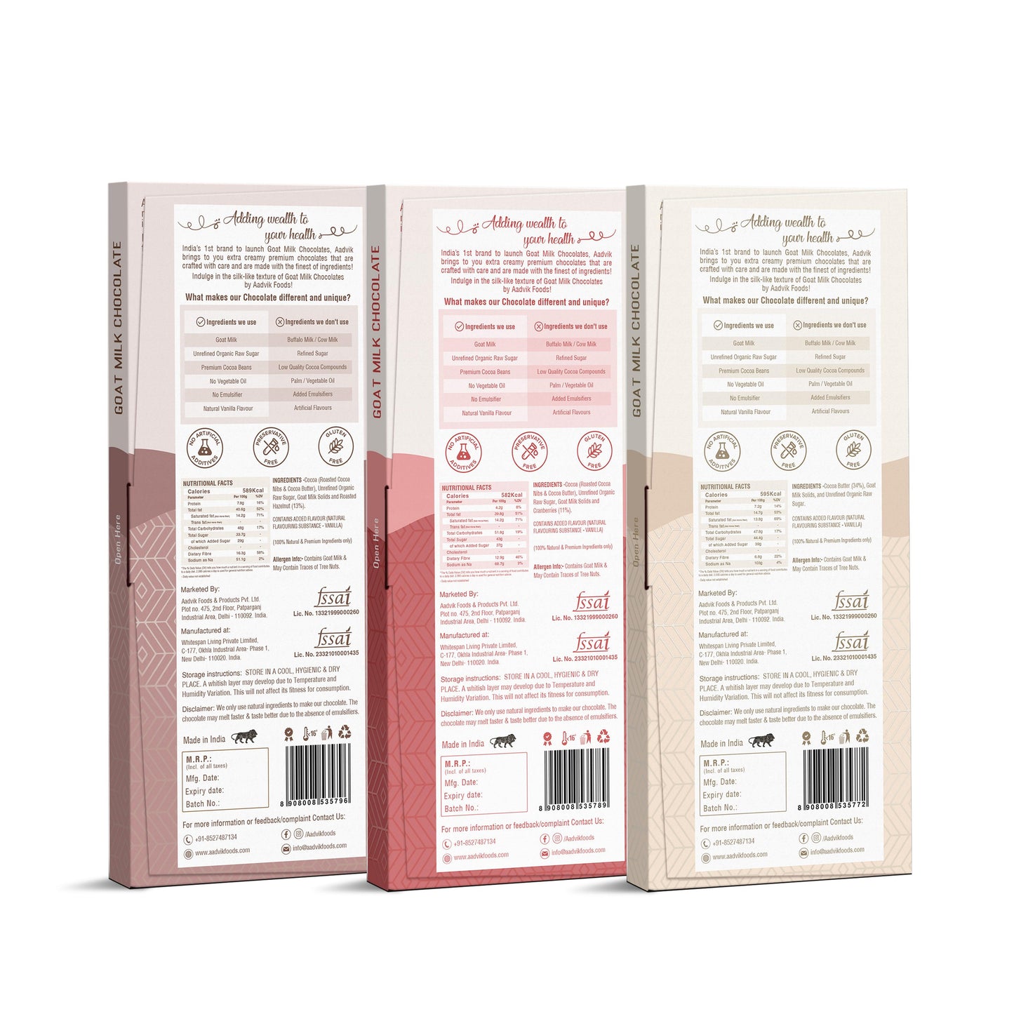 Goat Milk Chocolates