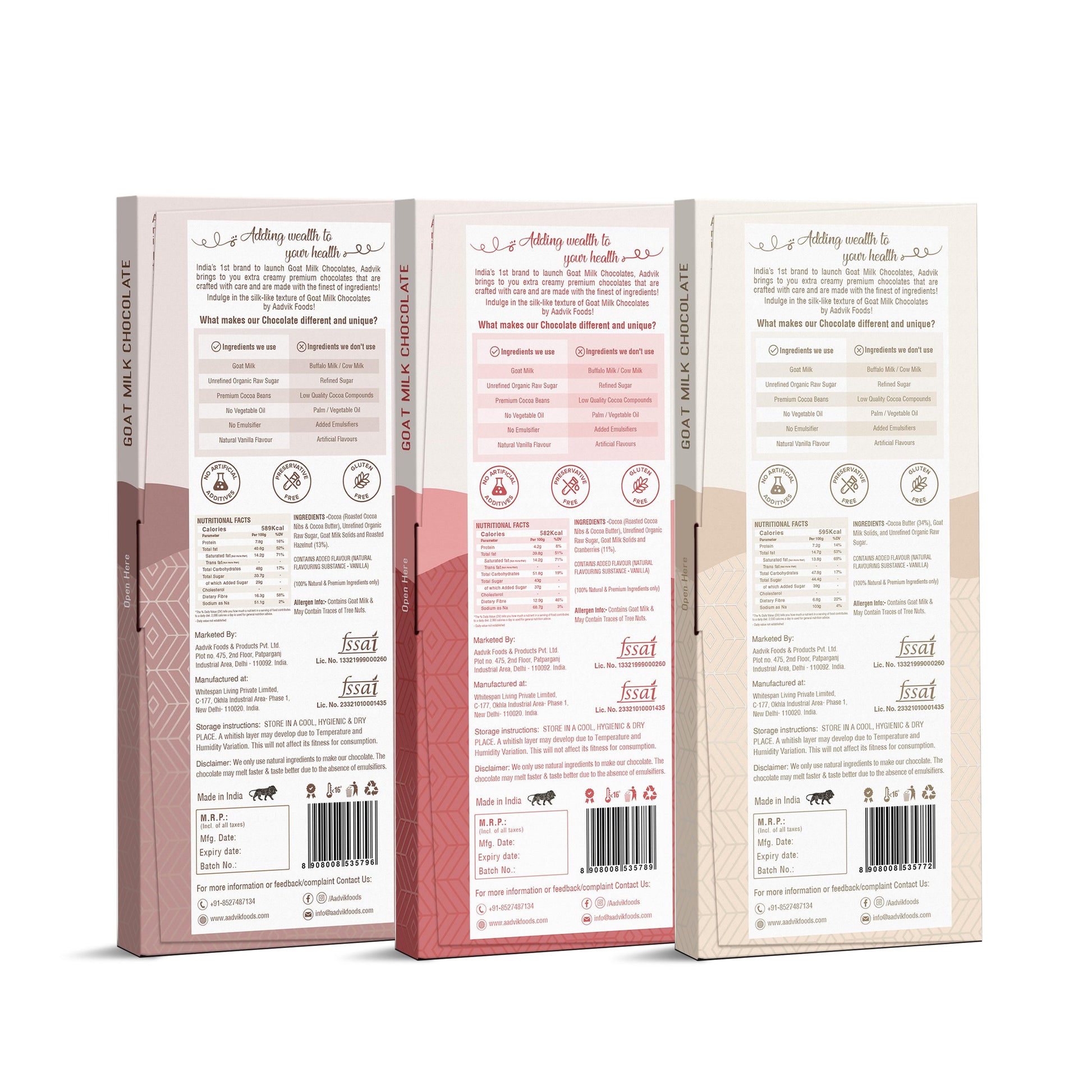 Goat Milk Chocolates