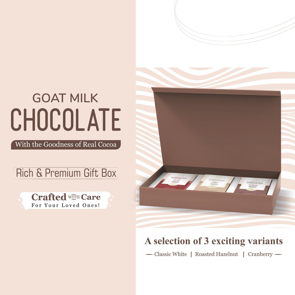 Goat milk chocolate gift box