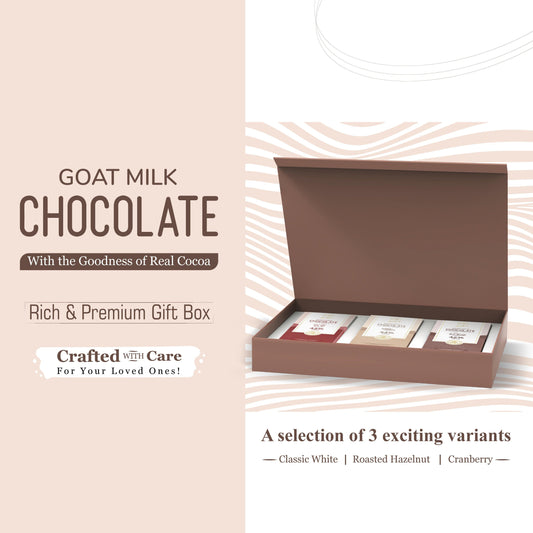 Goat milk chocolate gift box