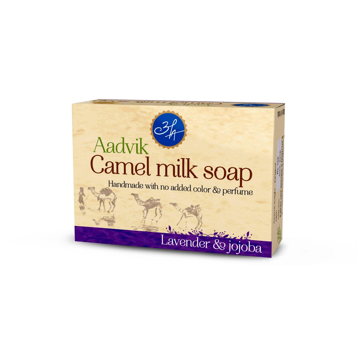 Camel Milk Soap । With Lavender & Jojoba Oil । A Shark Tank Product | 100gm - Aadvik Foods