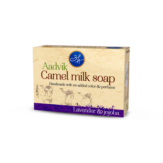 Camel Milk Soap । With Lavender & Jojoba Oil । A Shark Tank Product | 100gm - Aadvik Foods