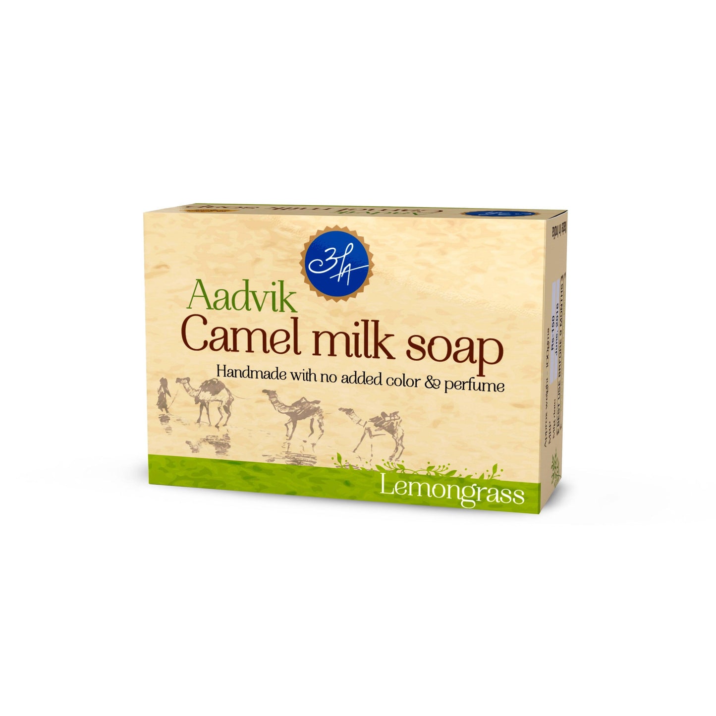 Camel Milk Soap । With Lemongrass Essential Oil । A Shark Tank Product | 100gm - Aadvik Foods