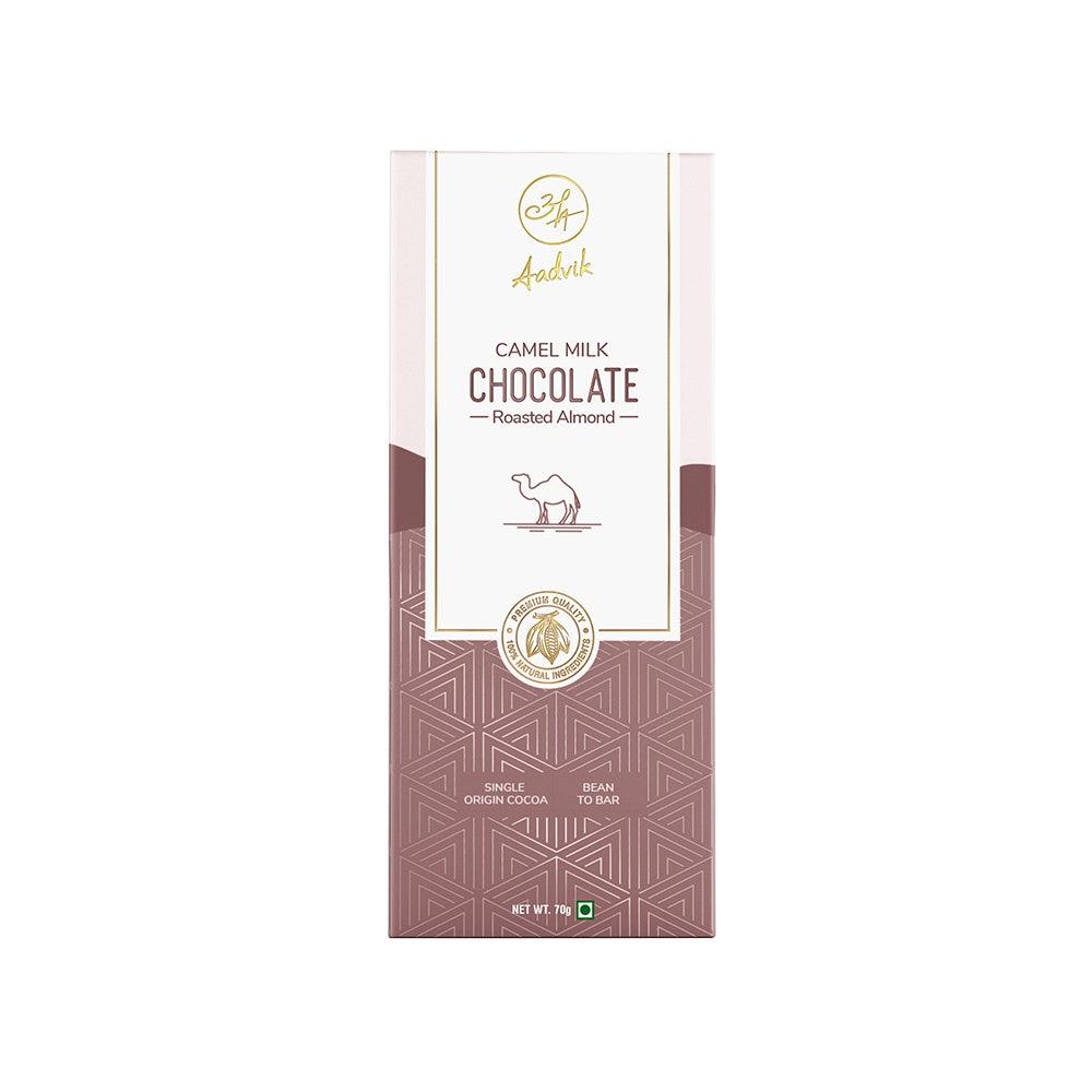 Camel Milk Chocolate | Roasted Almond । 70g